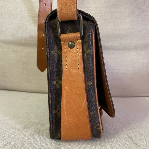 Authentic Louis Vuitton Monogram Cartouchiere MM Bag 852 - Picture 9 of 16